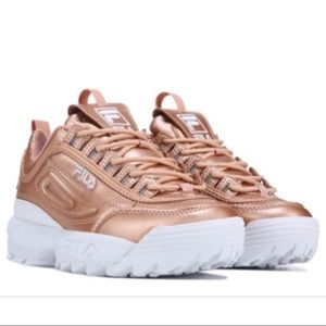 fila disruptor rose gold